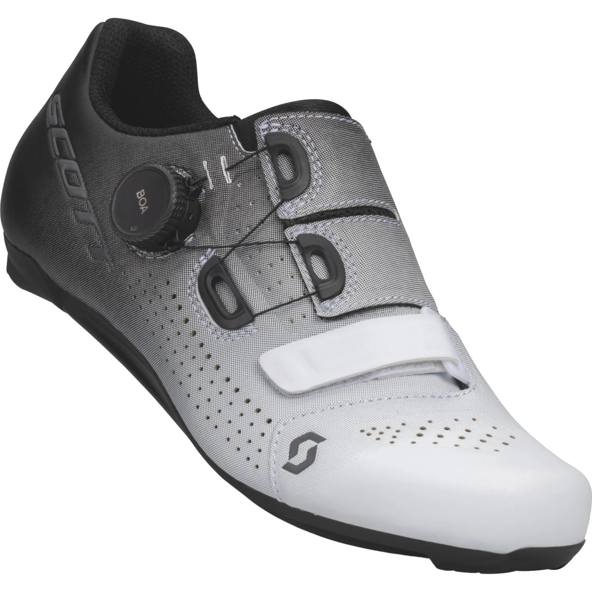 Scott Road Team Boa Dame Cykelsko - Black Fade/White