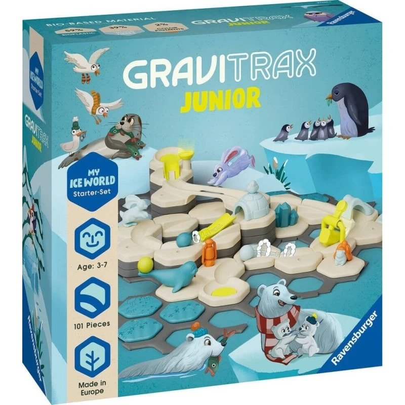 Ravensburger GraviTrax Junior Starter-set Ice – 102 dele