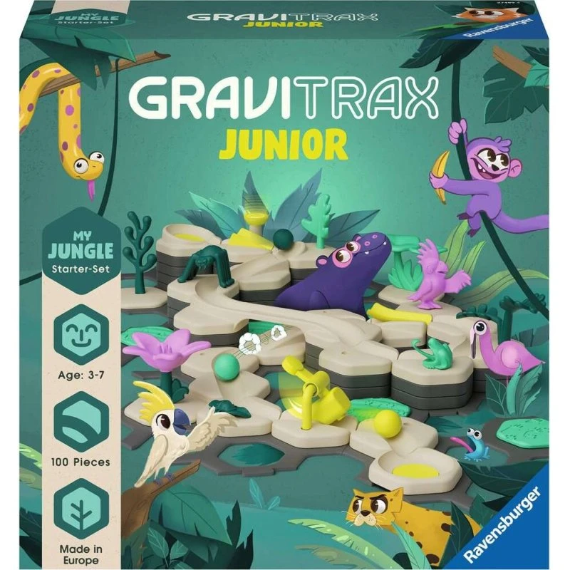 Ravensburger GraviTrax Junior Starter Sæt – Jungle (98 dele)