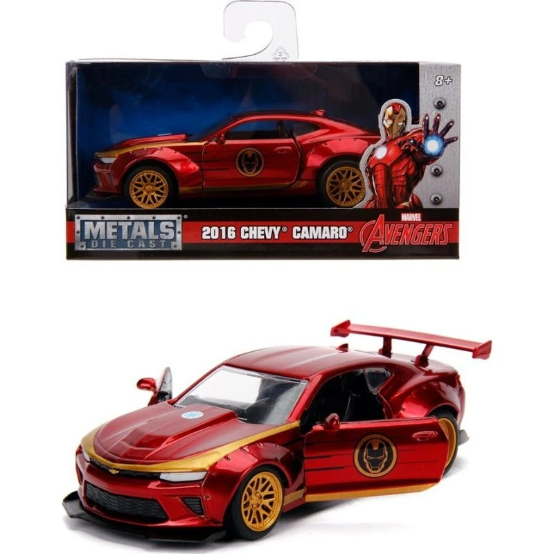 Iron Man 2016 Chevy Camaro SS 1:32 - Metal legetøjsbil
