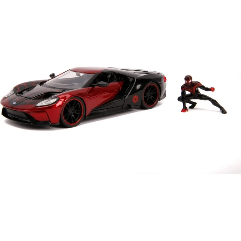 Jada Marvel Miles Morales 2017 Ford GT 1:24 - Diecast
