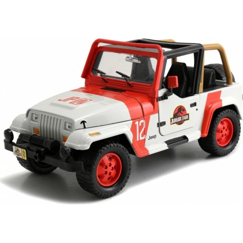 Jada Jurassic World 1992 Jeep Wrangler 1:24 Die-cast