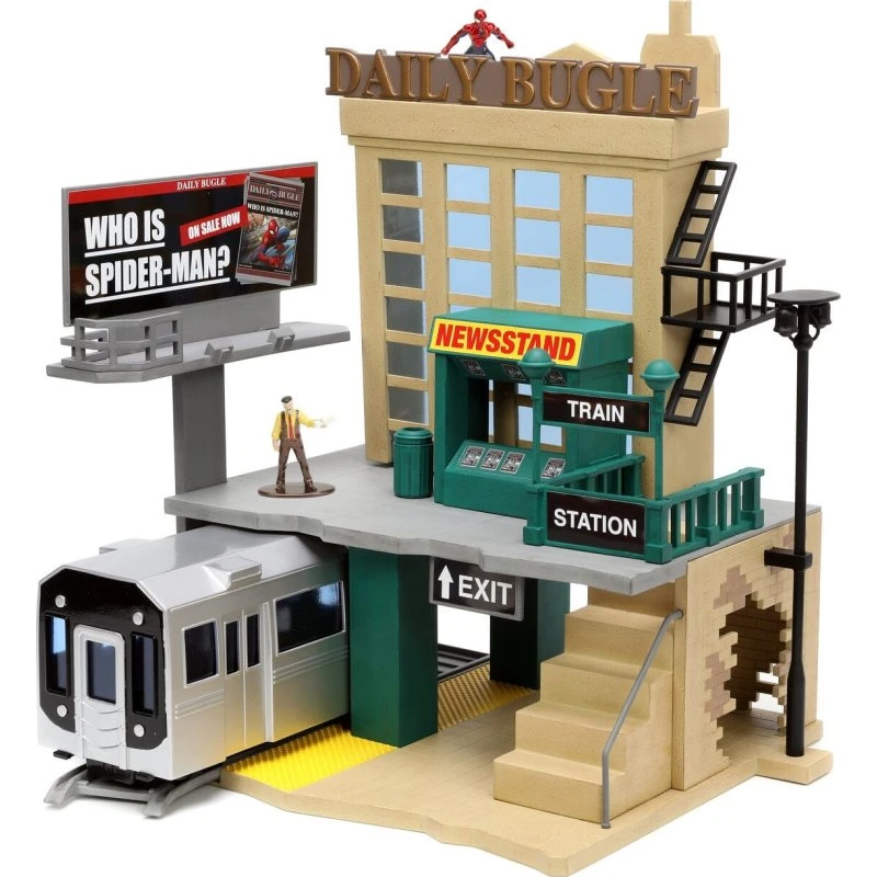 Jada Toys Marvel Spider-Man NYC Nano Scene – Daily Bugle