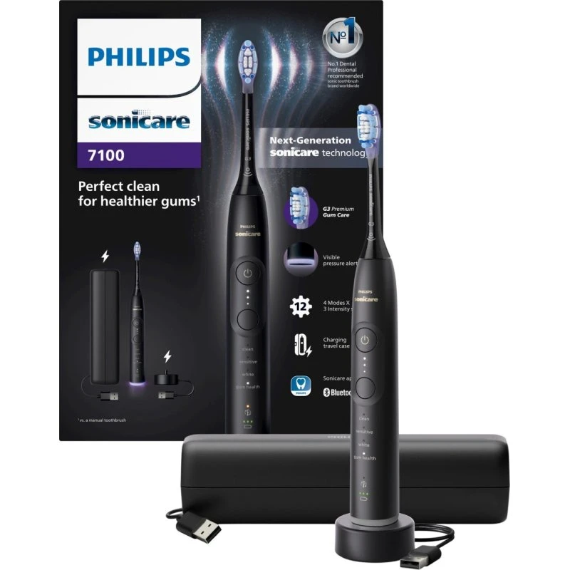 Philips Sonicare 7100 HX7421 elektrisk tandbørste - Sort