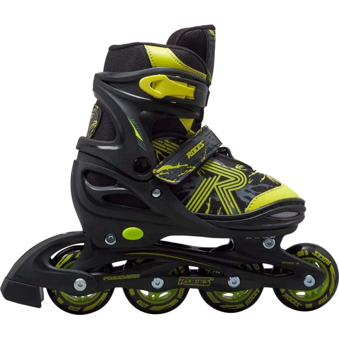 Roces Jokey 3.0 Inliners Børn - Sort/Lime - Størrelse 26-29