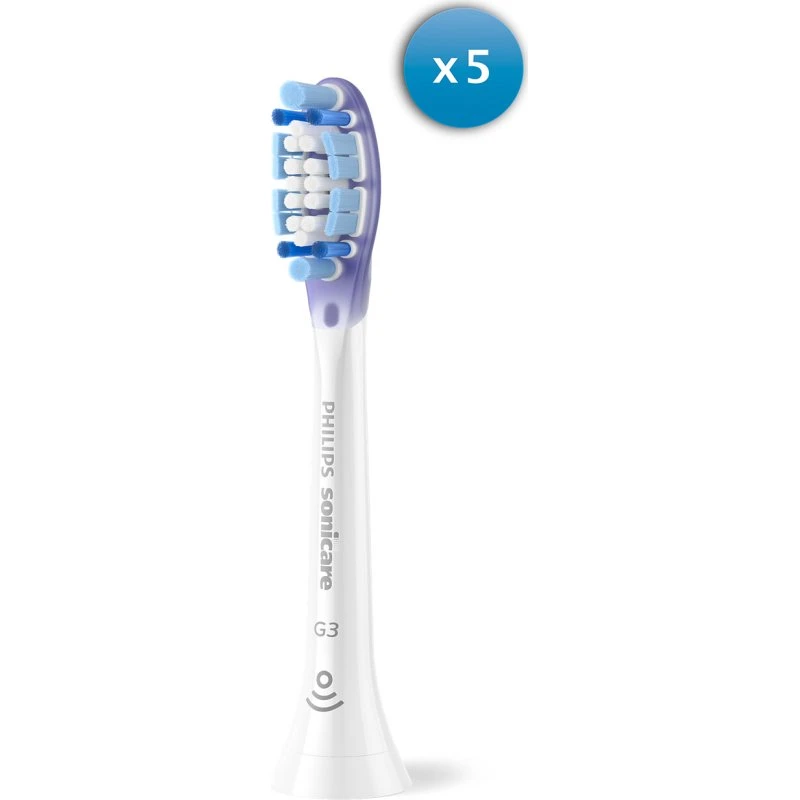 Philips Sonicare G3 Gum Care tandbørstehoveder 5 stk - Hvid