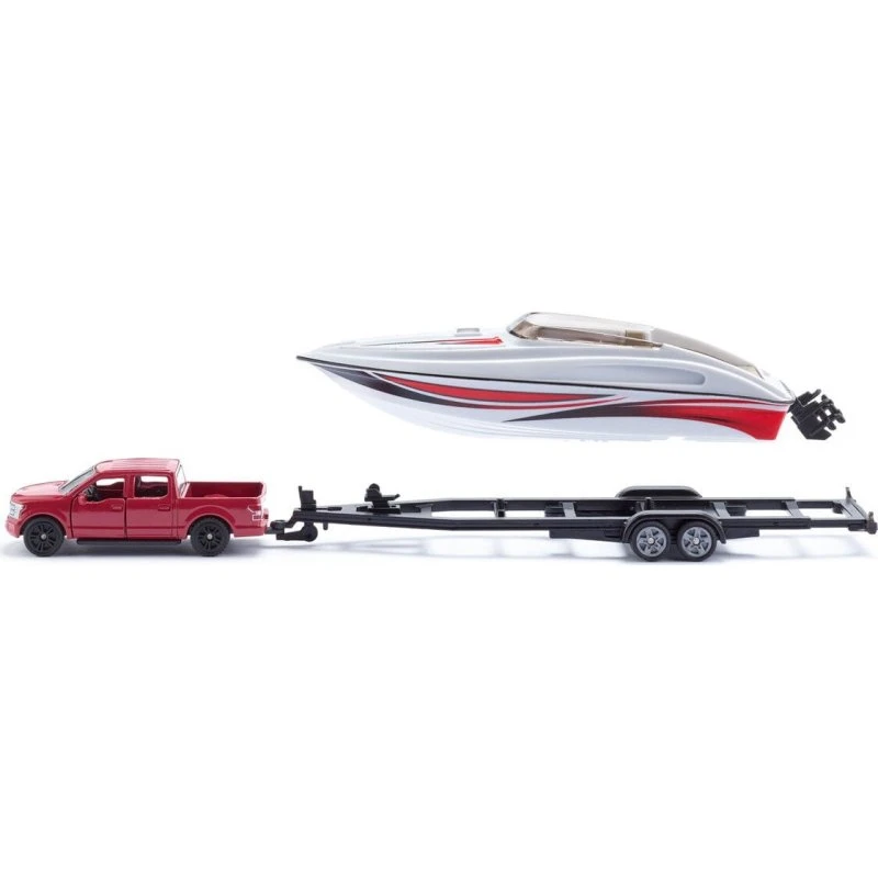 SIKU Ford F-150 med motorbåd - detaljeret legetøj