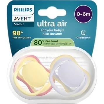 Philips Avent Ultra Air sut 0–6 mdr. (80% plantebaseret)
