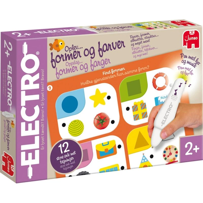 Jumbo Electro - Former og Farver læringsspil