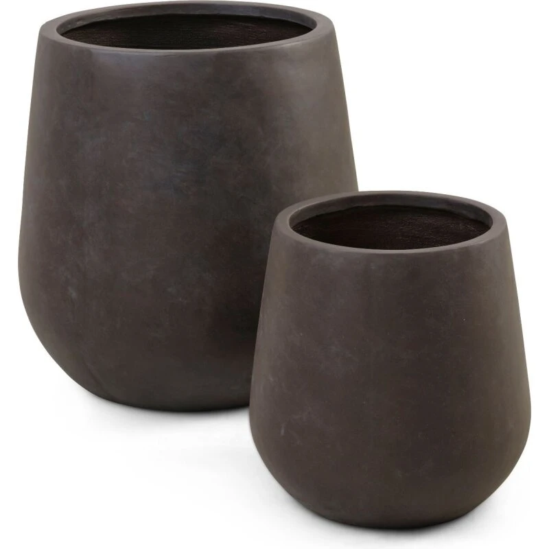 Lexpo Iris krukker sæt Ø48/Ø72 cm, brun