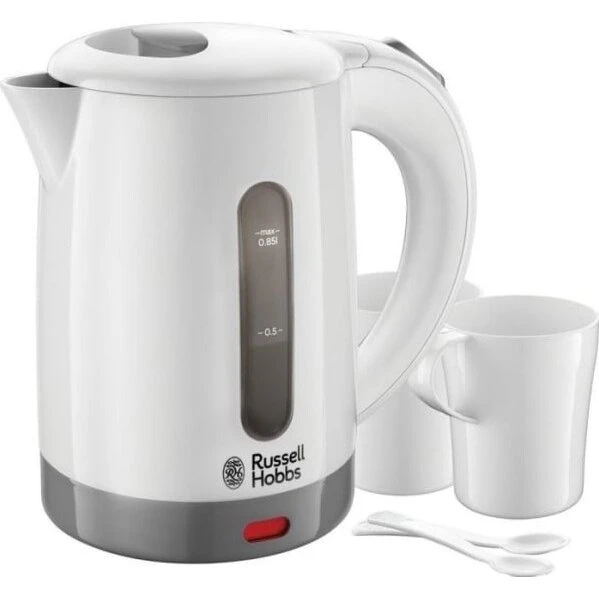 Russell Hobbs Rejsekedel 0,85 L - 1000W Hvid (kompakt)