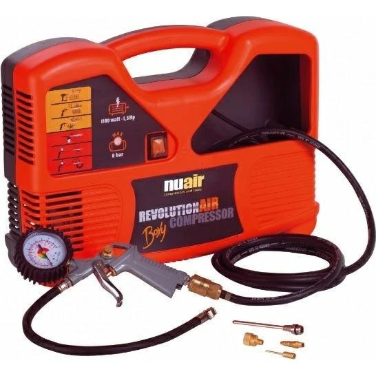 Nuair Oliefri Kompressor - 8 bar, 1000W