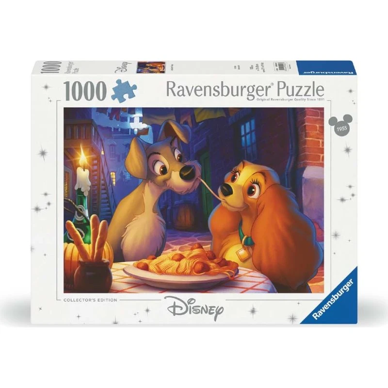 Ravensburger Lady og Vagabonden - 1000 brikker