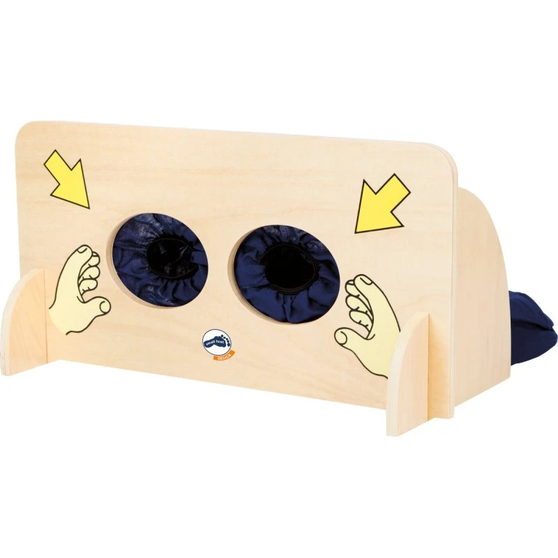 Small Foot følevæg i træ med taske