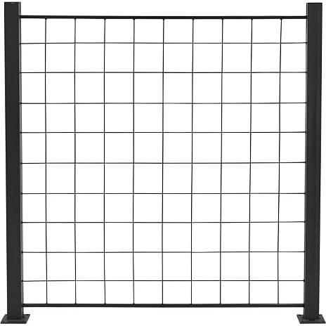 Hortus espalier til alu-stolpe, antracit 100x100 cm