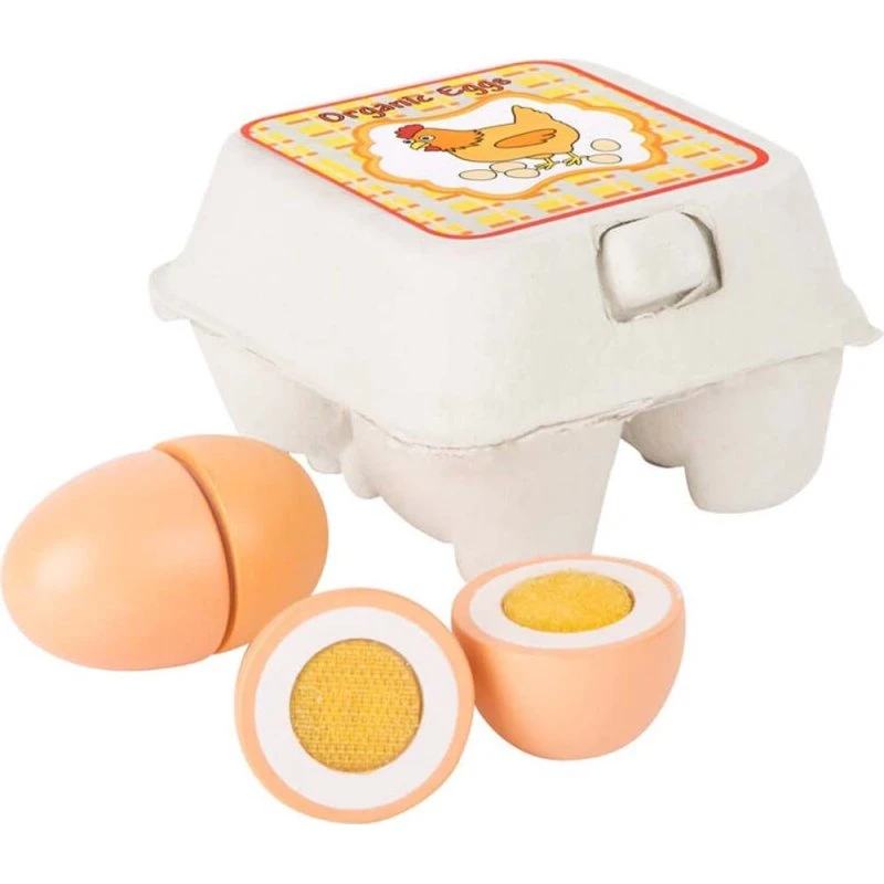 Small Foot trææg i æggebakke, 4 stk