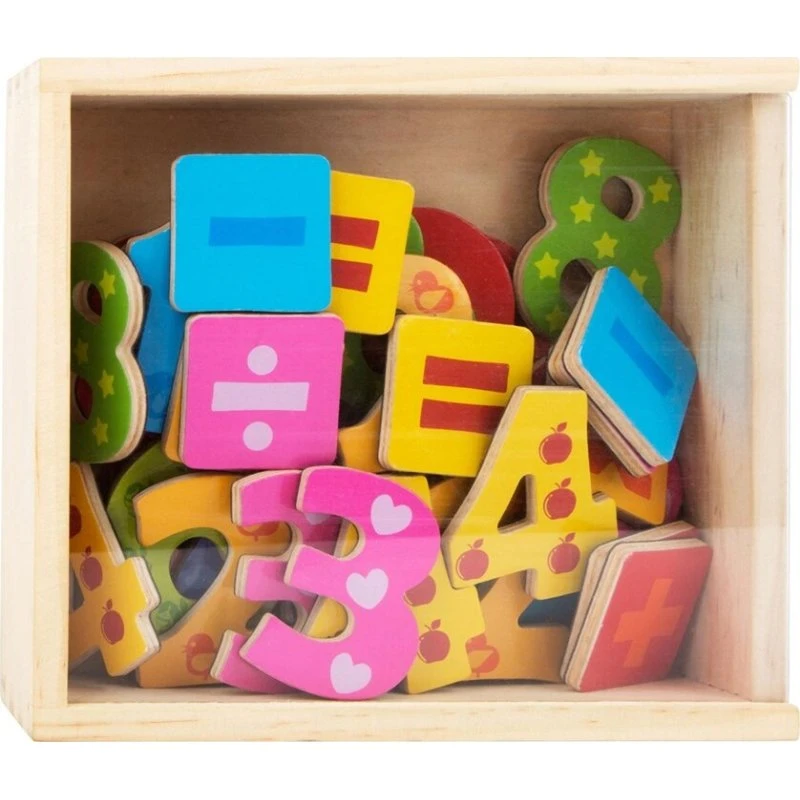 Small Foot Magnetiske Trætal & Regnetegn, 40 stk