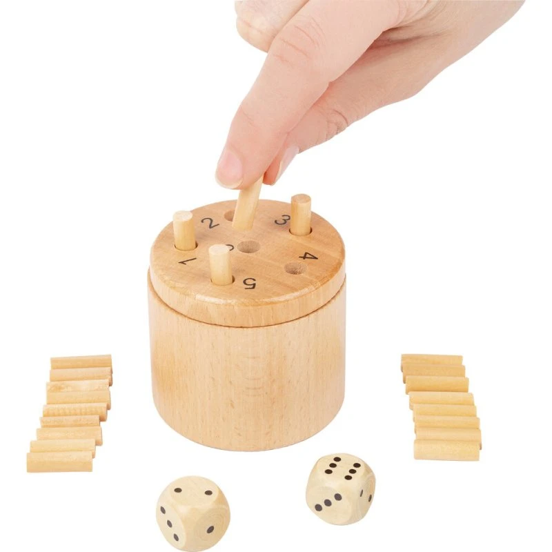 Small Foot Super Seks Terningespil - Træ