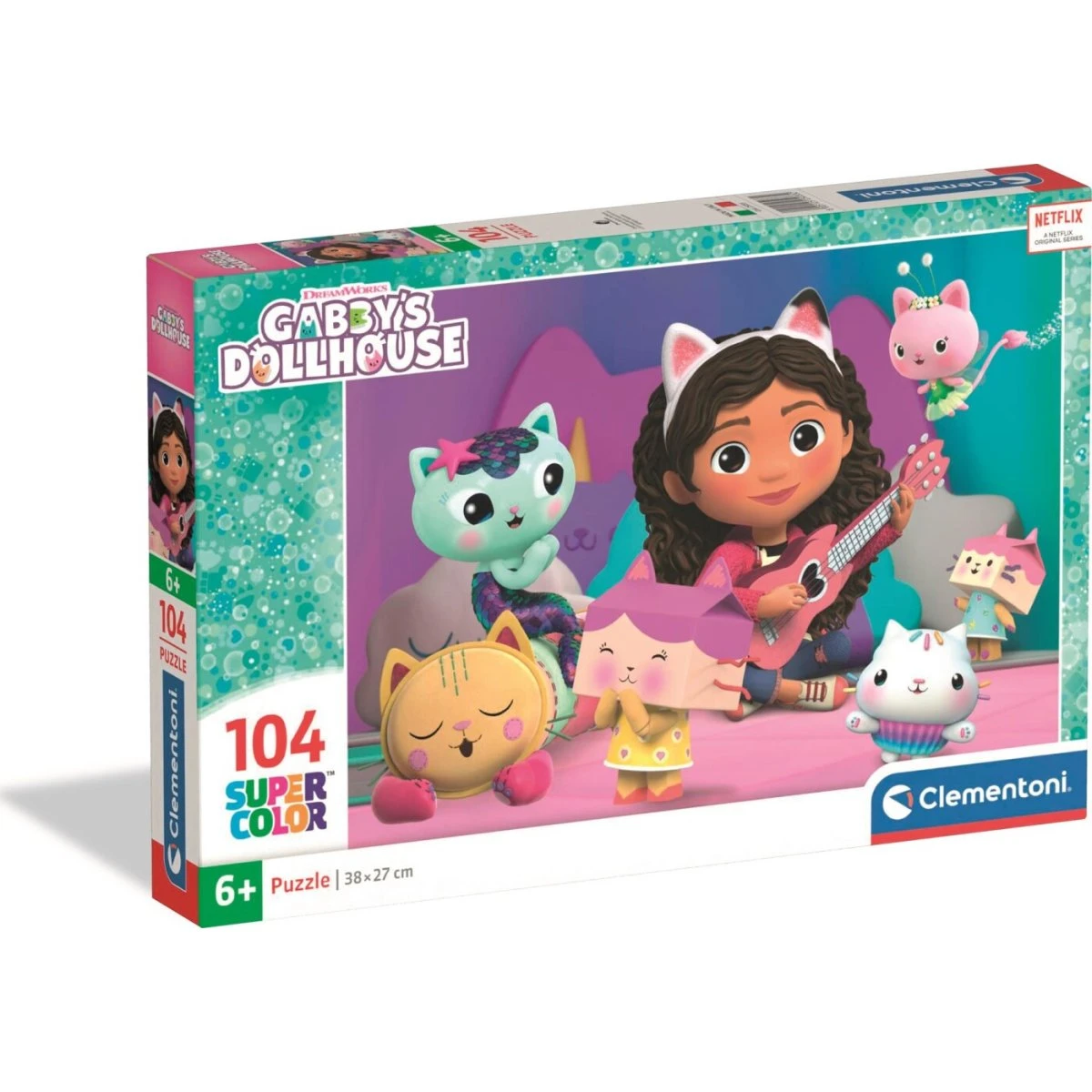 Clementoni Gabby's Dollhouse Puslespil - 104 brikker (2025)