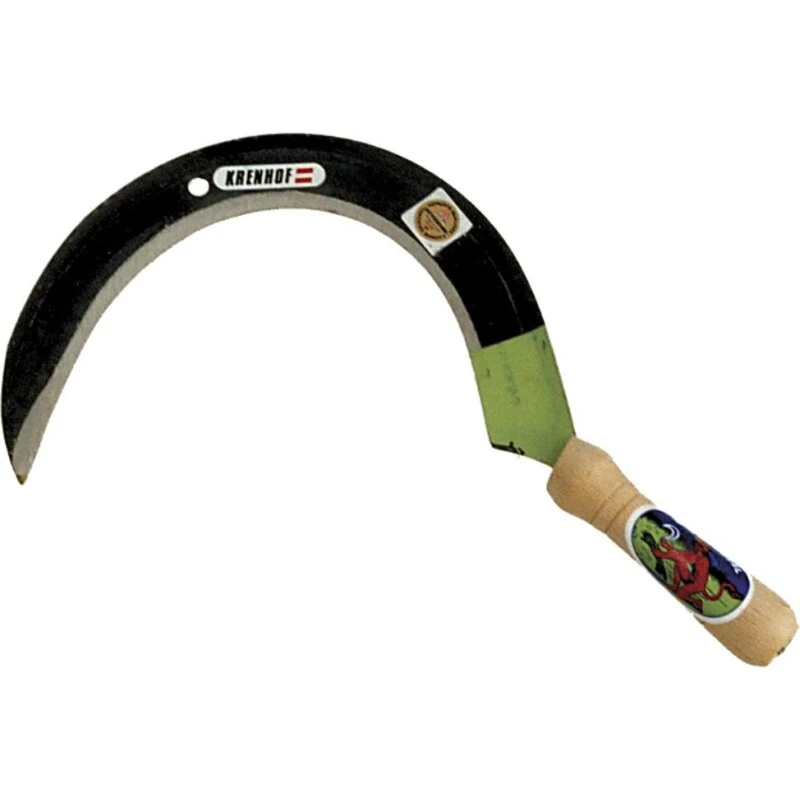 Galax stålsegl 390 mm med træhåndtag