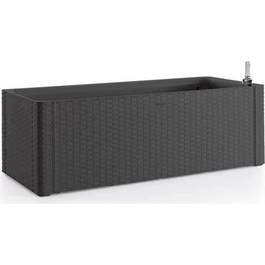 Stefanplast Deluxe Rektangulær Plantekasse - Anthracite - 100x43x33cm