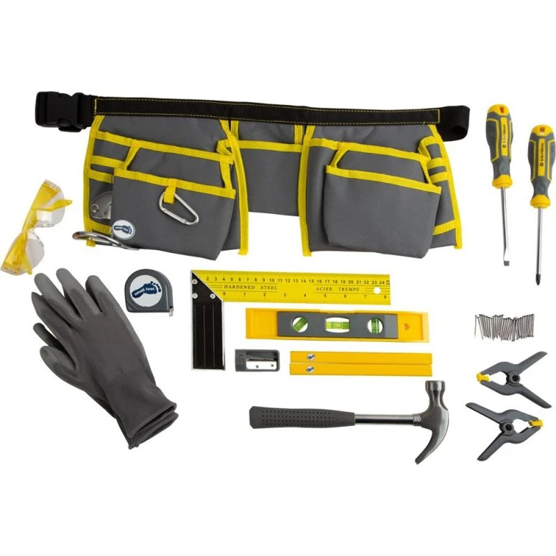 Værktøjsbælte til børn XL med professionelt værktøj