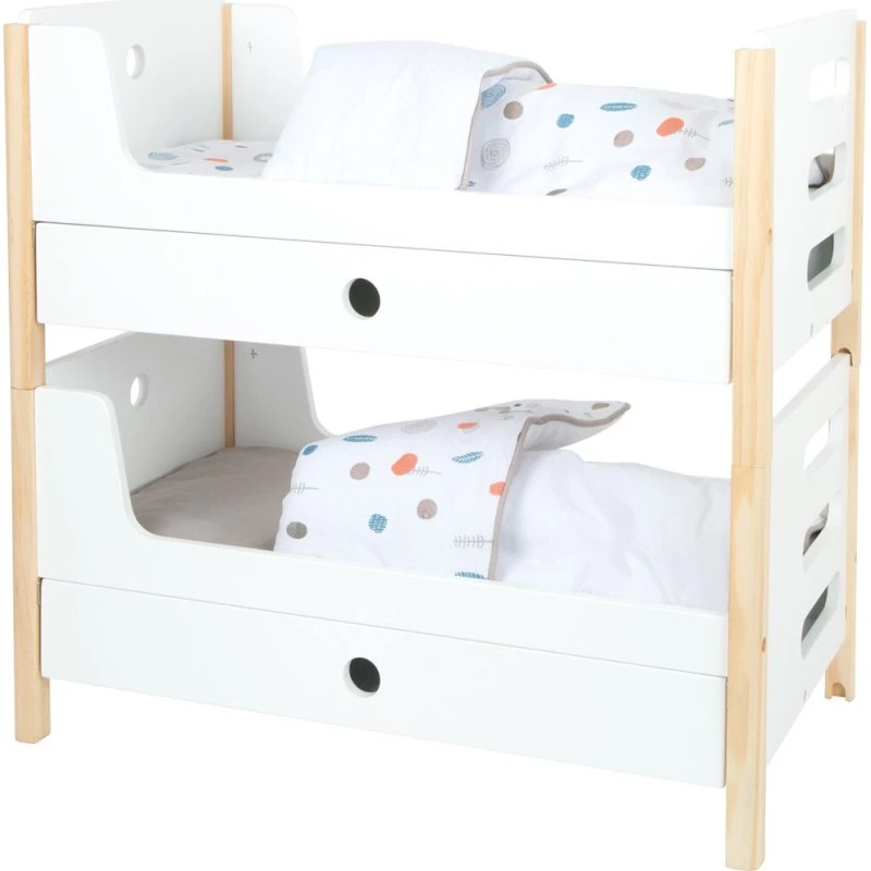 Small Foot Trækøjeseng til Dukker – Hvid (High Sleeper)