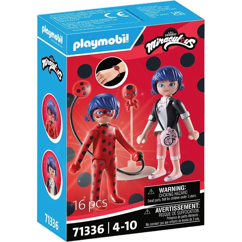 PLAYMOBIL Miraculous Marinette & Ladybug 71336
