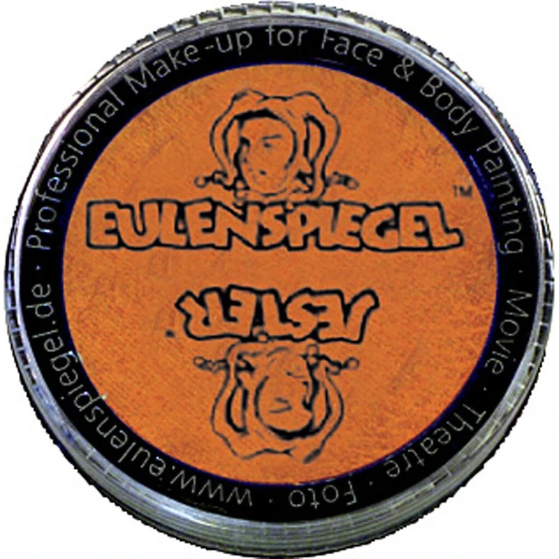 Eulenspiegel Ansigtsmaling Perleeffekt Orange 20 ml