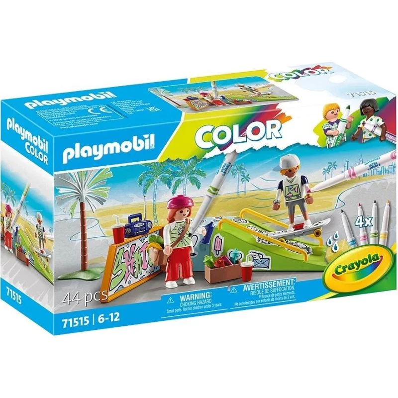 PLAYMOBIL Color Skatepark - kreativt skate-sæt