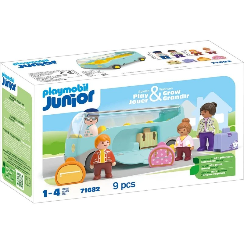 Playmobil 1.2.3 Lufthavnsbus - Junior Autobus