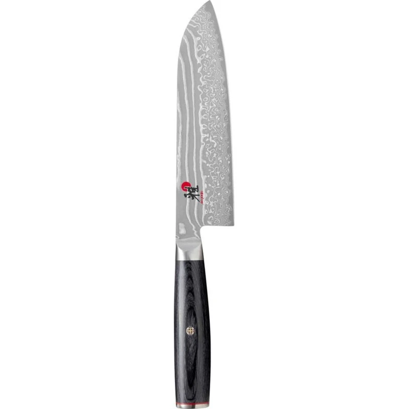 Miyabi 5000FCD Santoku 18 cm – Damaskus, sort