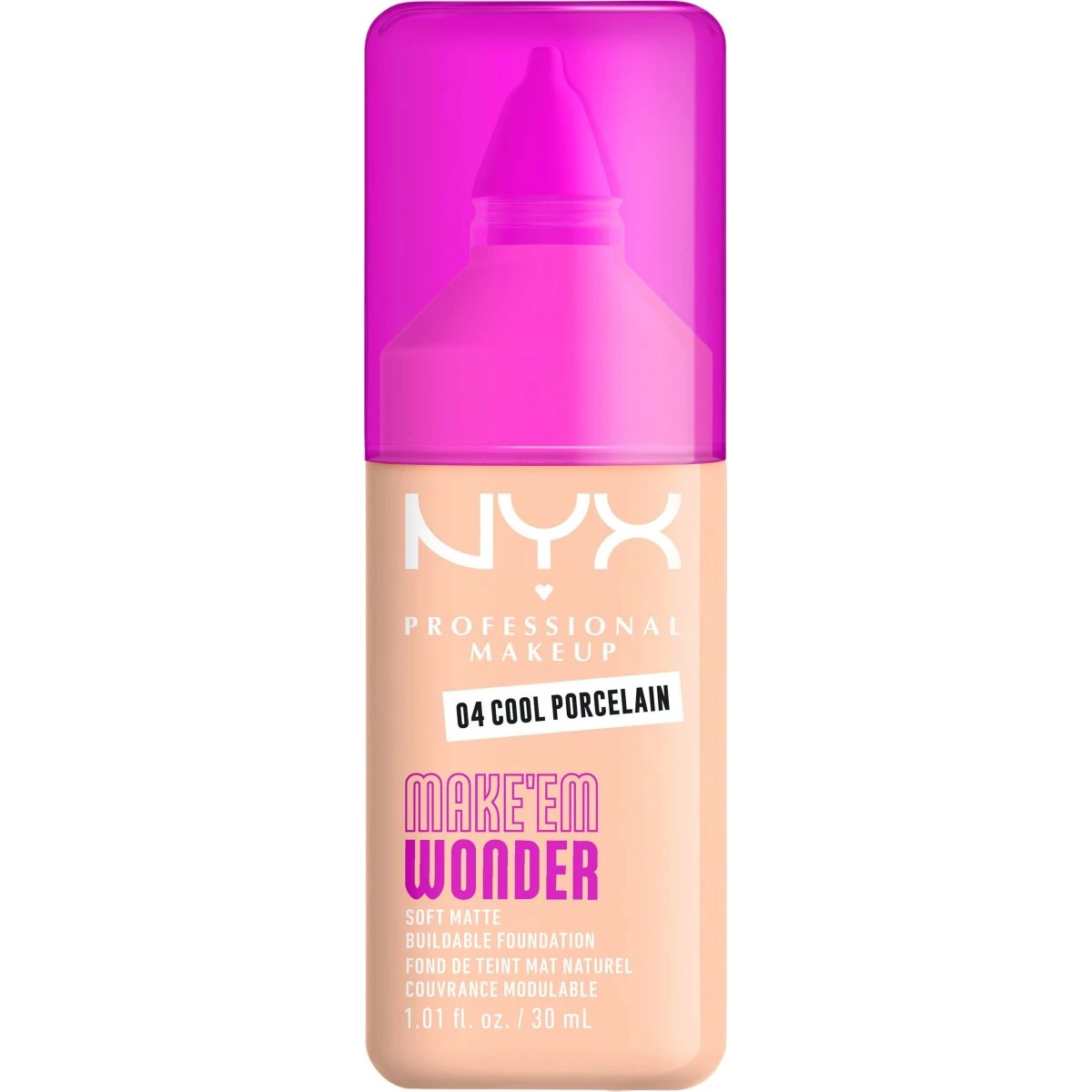 NYX Professional Makeup Make Em Wonder Foundation 04 Cool Porcelain