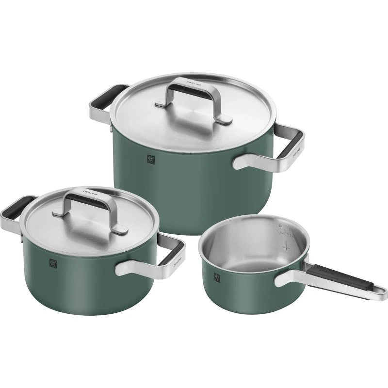 Zwilling Pure grydesæt 5 dele - grøn, rustfrit stål