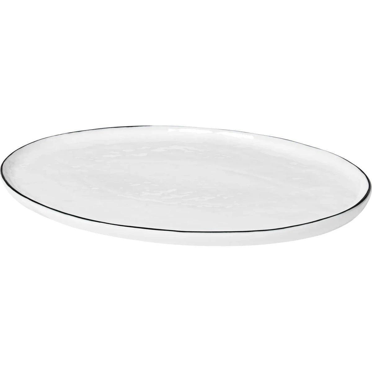 Broste Copenhagen Salt oval tallerken 20x30 cm