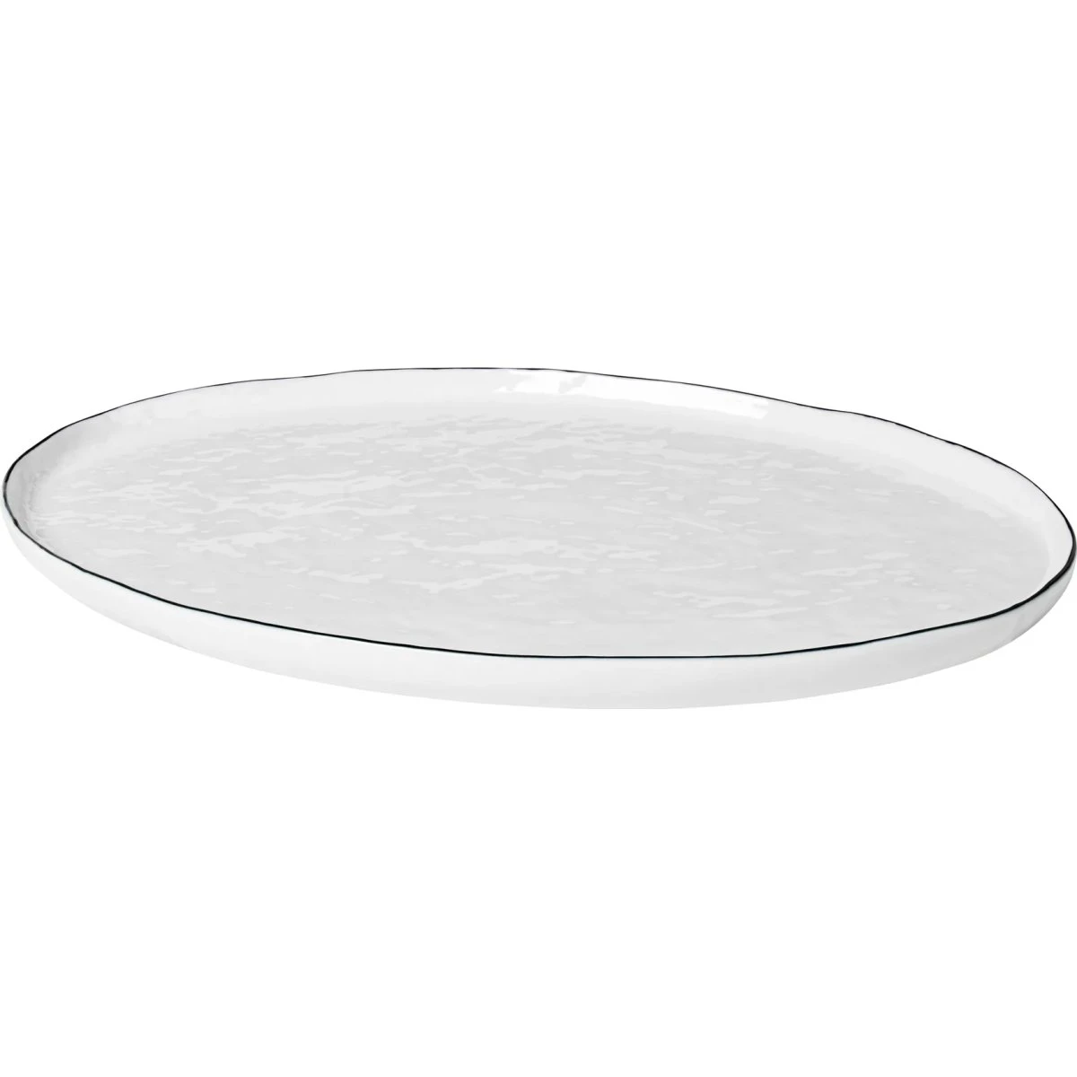 Broste Copenhagen Salt oval tallerken 26,5x38,5 cm