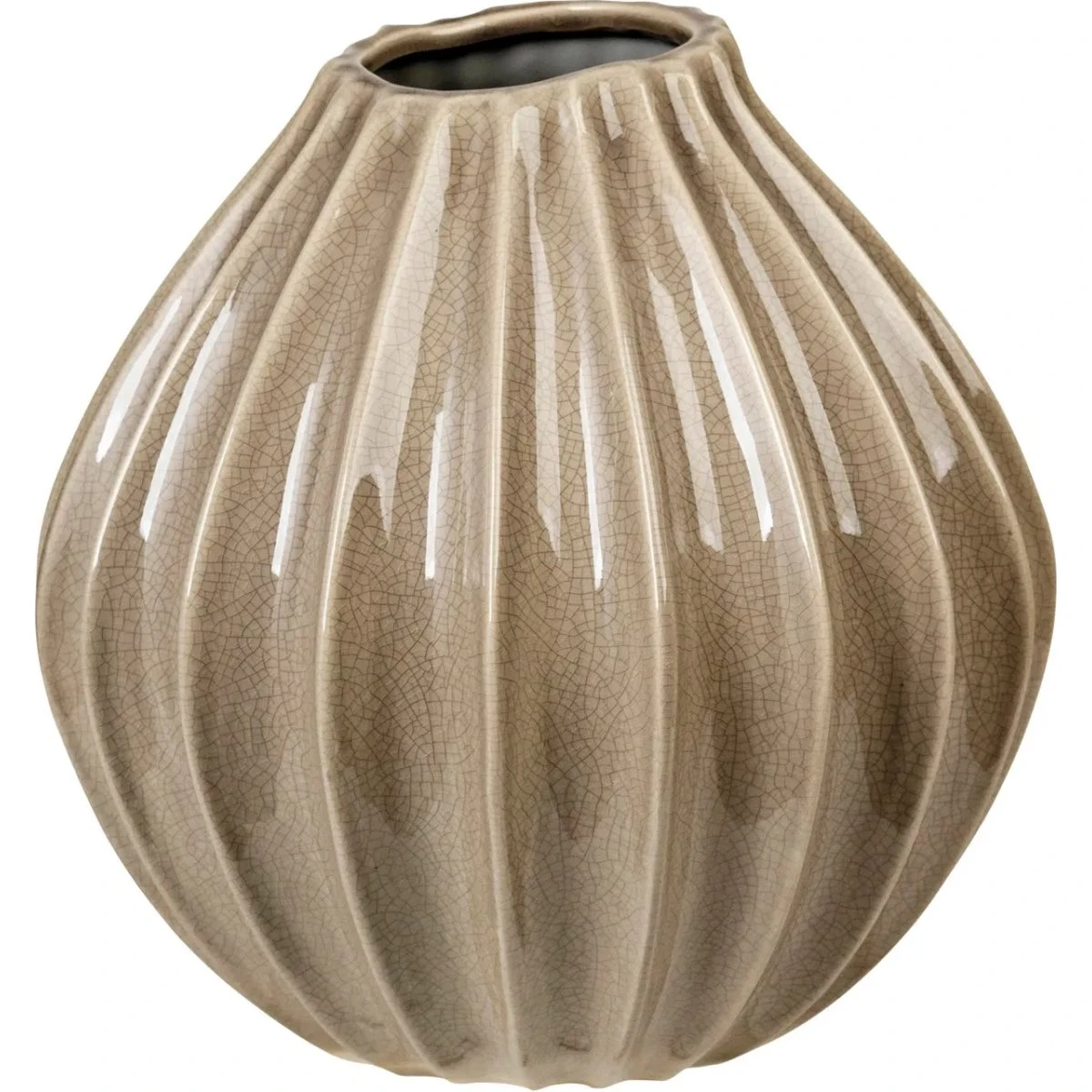 Broste Copenhagen Wide vase Rainy Day, 25 cm