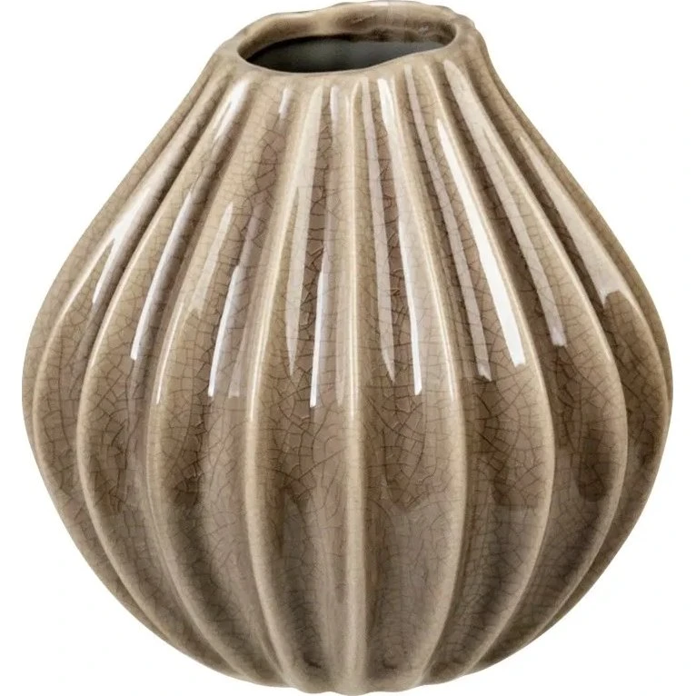 Broste Copenhagen Wide vase Rainy Day 15 cm