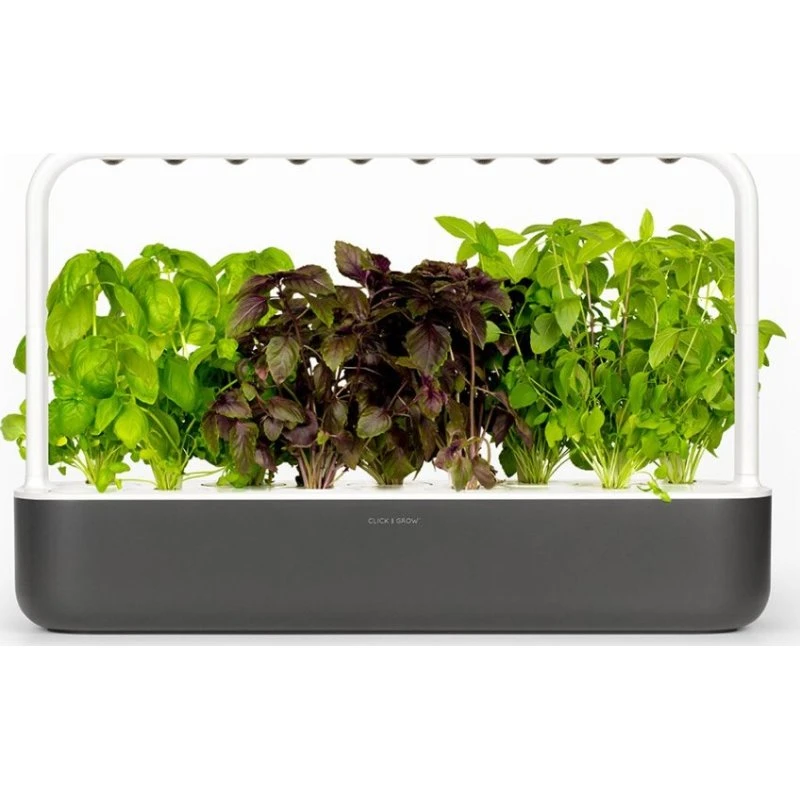 Click & Grow Smart Garden 9 – Starter Kit (Mørkegrå)