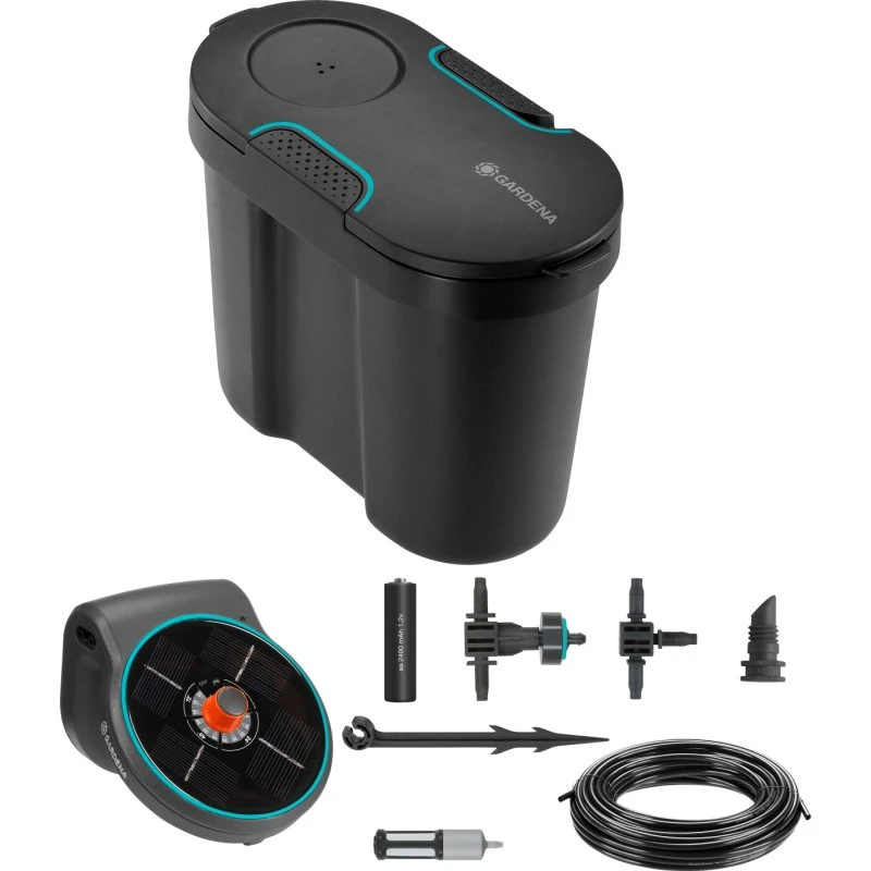 Gardena AquaBloom solcelledrevet vandingssystem sæt