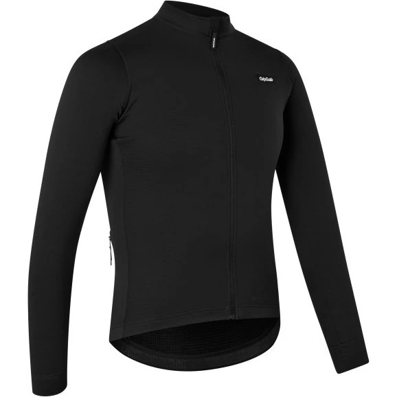 GripGrab EXPLR Merinotech Thermal langærmet cykeltrøje - Sort