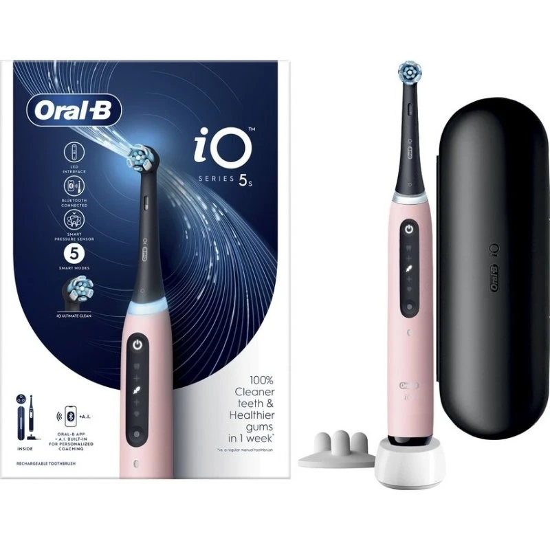 Oral-B iO5S Eltandbørste Pink (5 indstillinger)