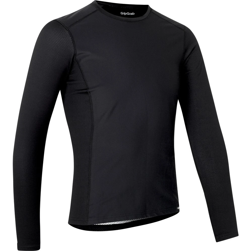 GripGrab Vindafvisende langærmet baselayer - Sort