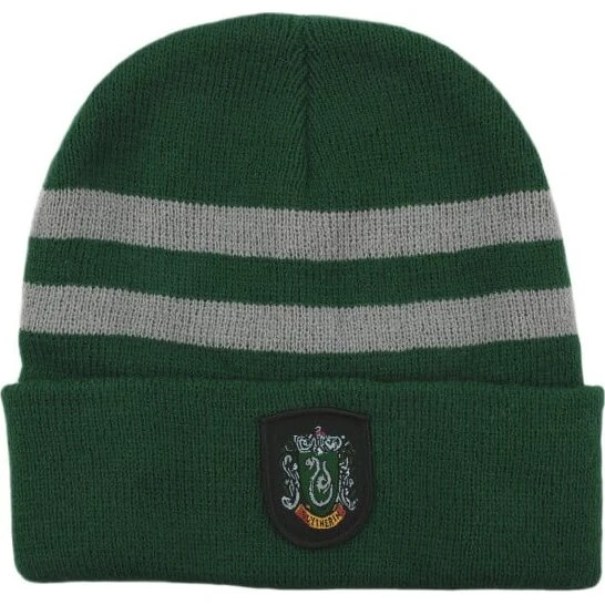 Harry Potter Slytherin Hue til Børn - Strikket Beanie