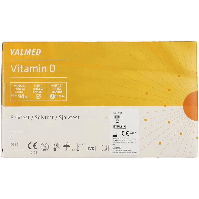 Valmed Vitamin D test, 1 stk.