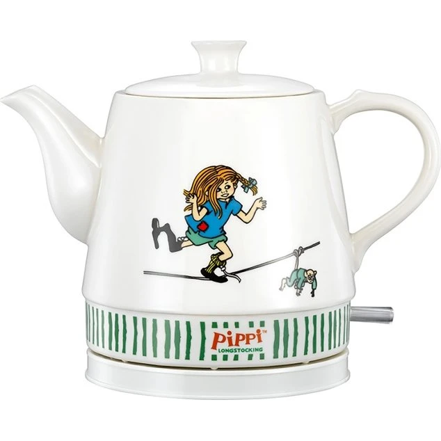 Pippi Keramisk Vandkoger - 0,8L - Pippi Circus-design