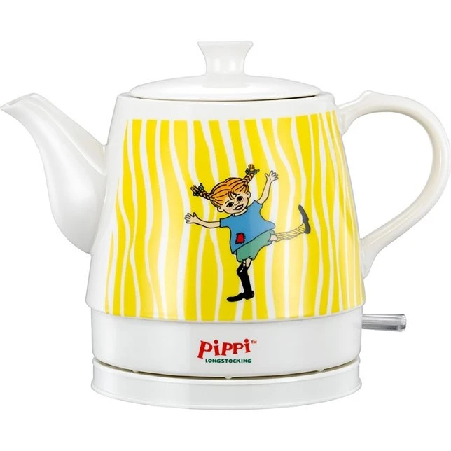 Happy Pippi Design Pippi Langstrømpe keramisk elkedel - 0,8L