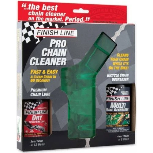 Finish Line Kæderenser Kit med affedter og kædeolie