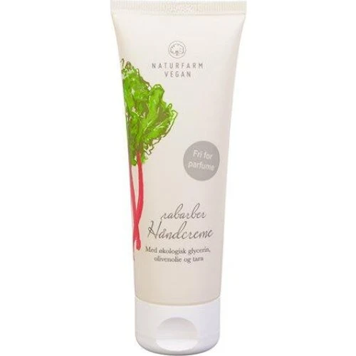 Naturfarm Vegan Håndcreme Rabarber, 75ml