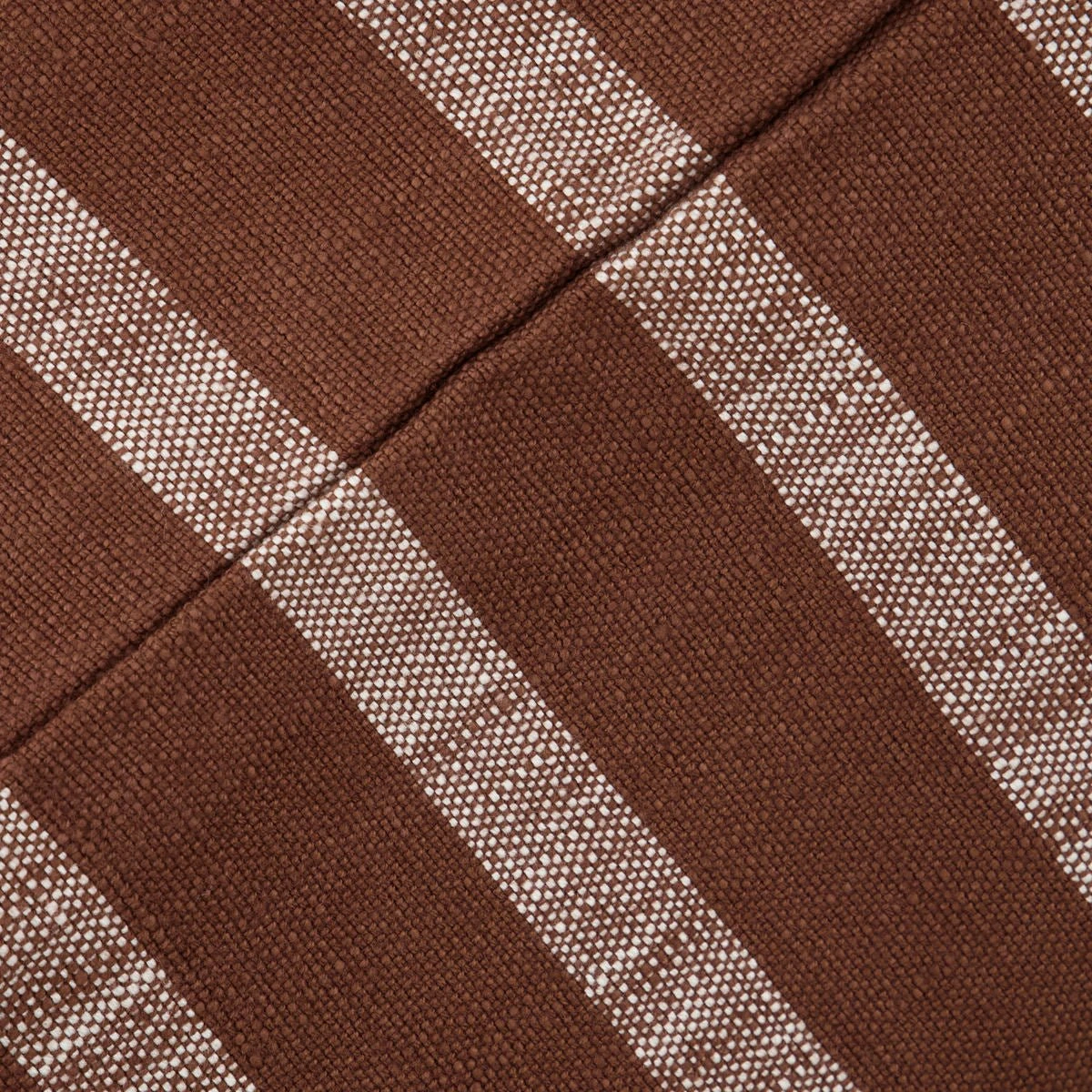 House Doctor Pudebetræk Thame Brun Stribe 50x50 cm